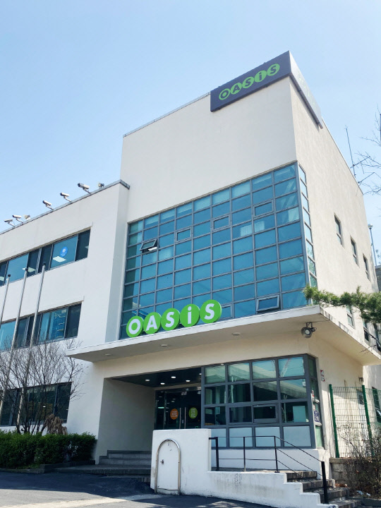 오아시스 성남 본사 전경. 오아시스마켓 제공
